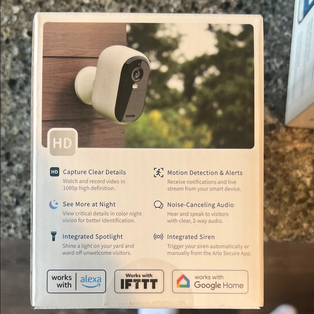 Two Arlo Essential Outdoor Cameras (2nd Gen) - White/Black - Picture 2 of 2